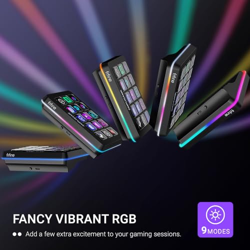 image for Fifine AmpliGame Stream Controller with 15 Macro Keys, Streaming Keybo