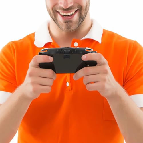 LALADEFIEE Manette de Jeu Mobile Noire en Plastique Déclencheurs Sensibles avec Physique pour Smartphones, Capacité 50mah, pour Jeux Mobiles – vue 5
