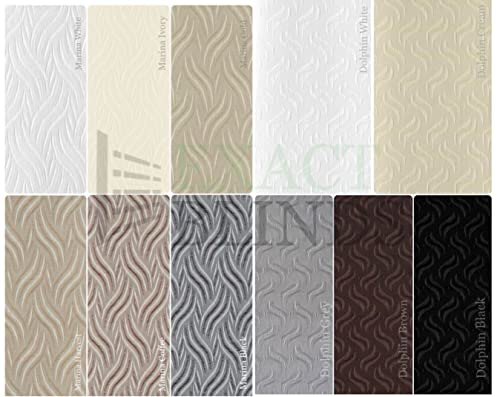 Made to Measure Vertical Blind Replacement SLATS LOUVRES 89mm (3.5 inch) Wide - Manufactured by EXACT BLINDS.