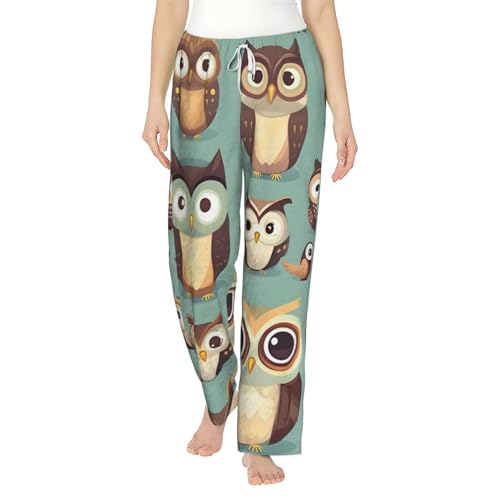 Pyjama chouette en flanelle idéal pour vos soirées cocooning à la maison
