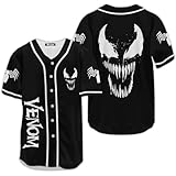 Super Villian Baseball Jersey, Eddie Brock Jersey Shirt, Symbiotic Spider Baseball Jersey, Antihero Baseball Shirt
