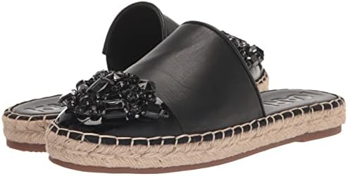 Karl Lagerfeld Paris Women's Slip on Espadrille Platform, Black, 8 | Image 6
