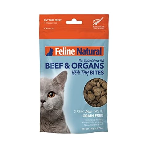 Feline Natural Grain-Free Freeze Dried Cat Treats, Beef 1.76oz Cover