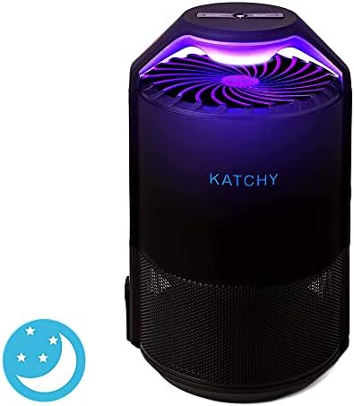 Katchy Automatic Indoor Insect Trap - Self-Activating Killer for Mosquitos, Gnats, Moths, Fruit Flies - Non-Zapper Traps for Inside Your Home - Catch Insects with Suction, Bug Light & Sticky Glue