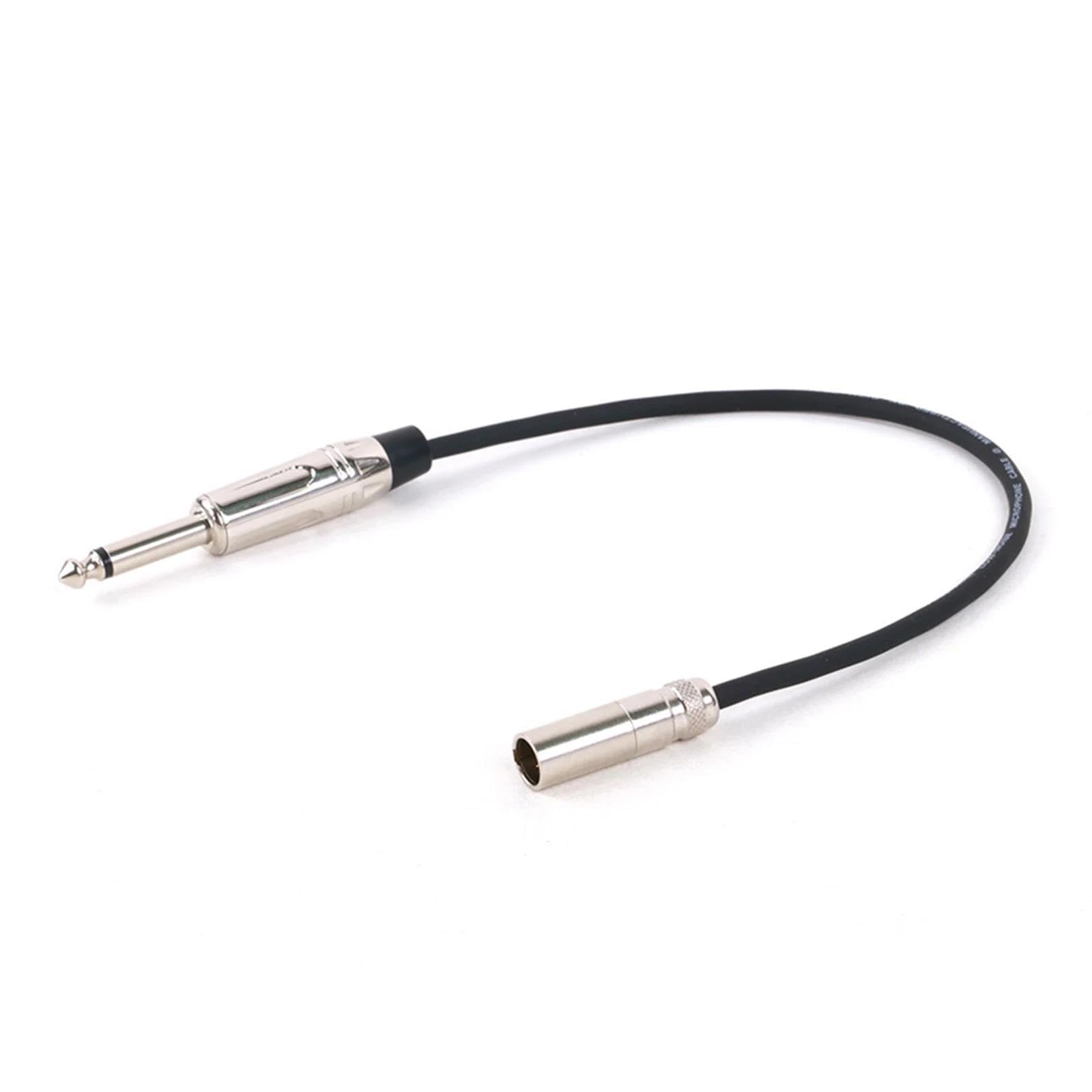 Pro Audio kabel Kabel Przedłużający Do Gitary Basowej, 3-stykowy Mini Jack Żeński/męski 6,35 Mm 1/4" 0,3-30 M(Black,25M)