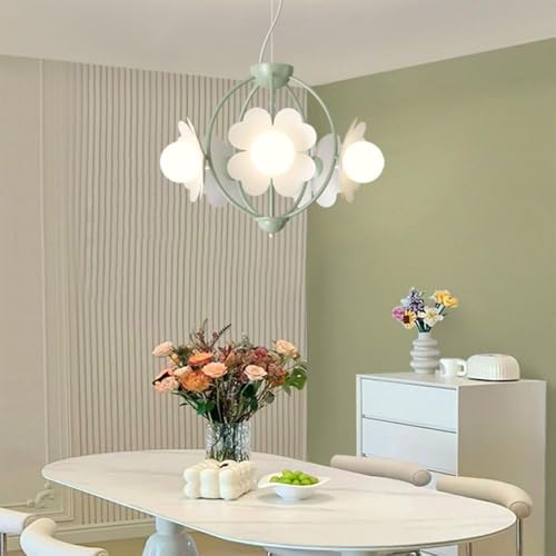 Lustre LED simple à fleurs 3000-6000K avec variateur d'intensité - 2