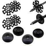 トレッキングポール 泥ストッパー ウォーキングポール バスケット ハイキング とスノーブラケット 接触面積の増大 軽量 防水 マッドバスケット 取り付け簡単 泥ストッパー4個/スノースケット4個