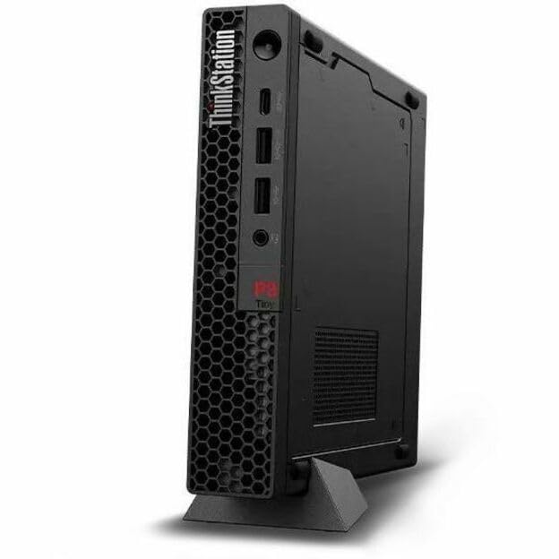 Image of Lenovo ThinkStation P3 Gen 2 30K50054US Workstation - 1 x Intel Core Ultra 7 265-16 GB - 512 GB SSD - Tiny - Black