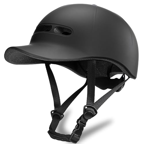Casco de bicicleta para adultos ligero negro talla M transpirable hombres y mujeres