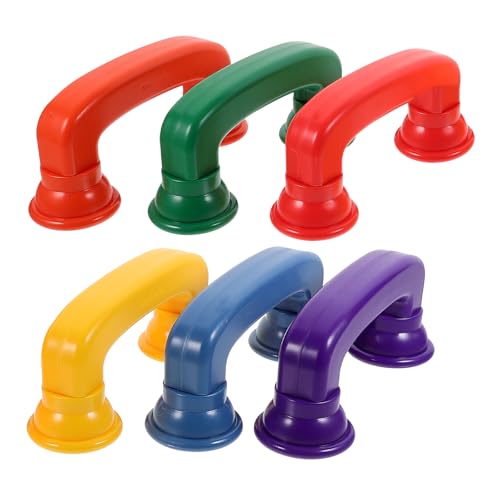 Operitacx Teléfonos Susurrados 6 Piezas De Plástico Colorido Retroalimentación Auditiva Teléfonos Lectura Escucharme Su Teléfono Discurso Acelerar El Dominio De La Lectura Juguete