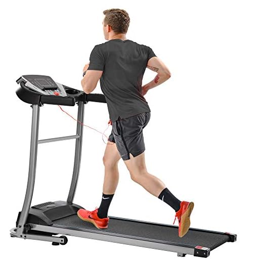 Merax Folding Treadmill Electric Treadmill Motorized Machine with Speakers for Home Use,Easy Assembly Running Machine Walking and Jogging Machine,12 Preset Programs