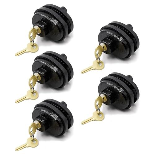 RioRand Keyed Alike Trigger Lock, Adjustable Gun Safety Lock with 2 Brass Spare Keys, Compatible with Pistols, Rifles and Shotguns for Home & Range Secure Storage 5PCS