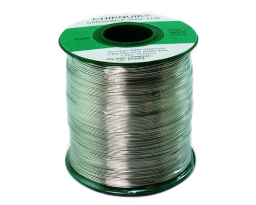 Image of Chip Quik SMDSWLF Lead-Free Solder Wire SAC 305 Sn96.5 /Ag3.0 /Cu0.5 (0.020 inch Diameter, Solder Wire on Spool, 1lb (16oz))