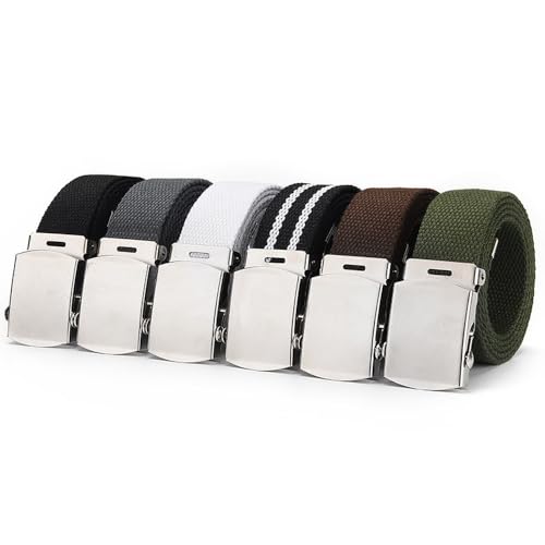 Men's Automatic Buckle Nylon Belt Outdoor Canvas Belt Quality4