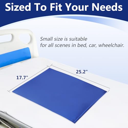 Tubular Patient Slide Sheet for Vehicles, Wheelchairs and Bed Transfers, Washable & Reusable Sliding Transfer aids for Moving Elderly, Draw Sheet for Turning, Repositioning, Sliding (17.7\" x 25.2\") - Thumbnail 4