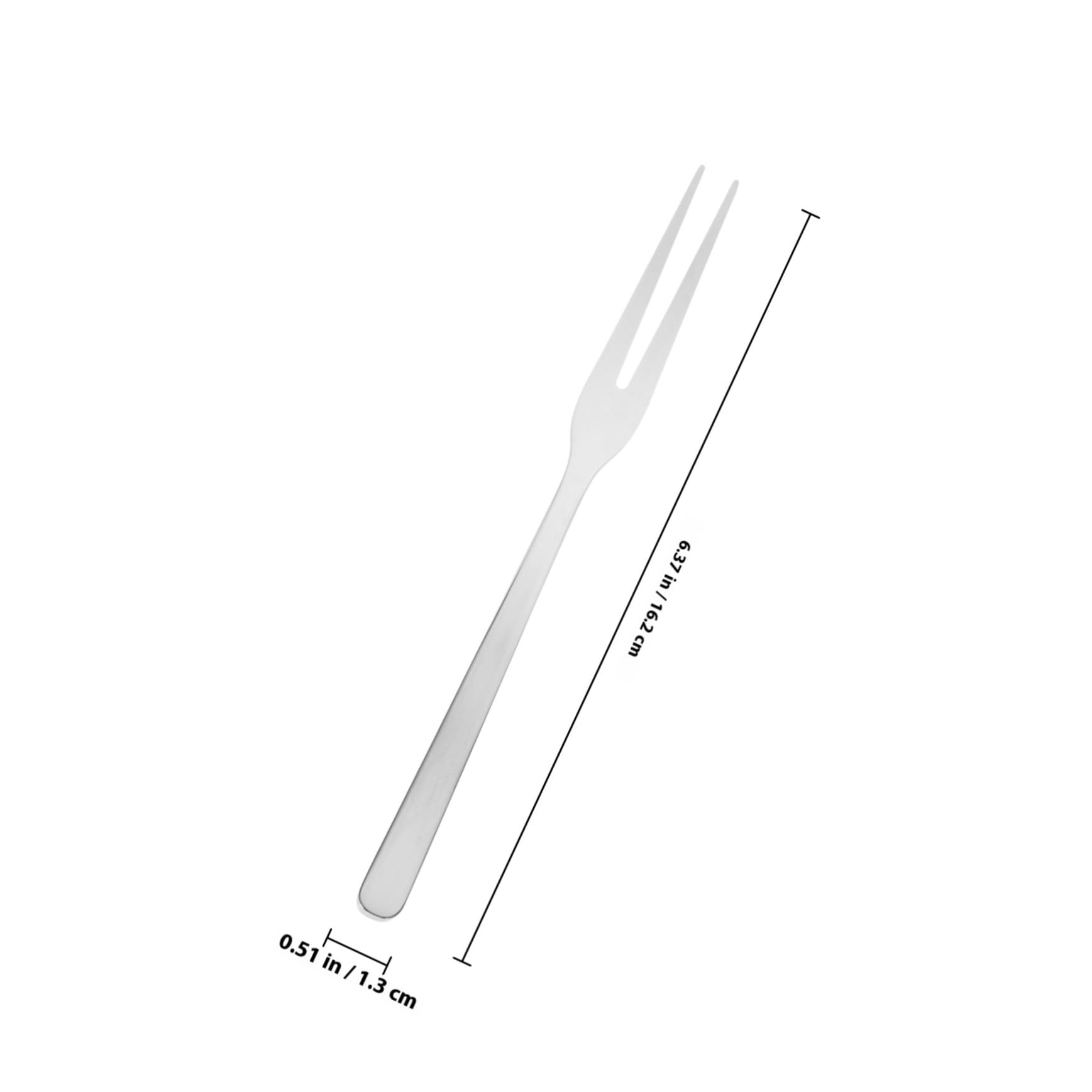 8 pezzi Forchettine per Frutta in Inox Resistenti di Piccole Forchette per Dessert Insalata e Antipasti Design Ergonomico ed per Uso Quotidiano e