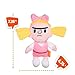 Nickelodeon for Pets Hey Arnold Helga Figure Plush Dog Toy | 9 Inch Soft Fabric Medium Dog Toy - Yellow and Pink Plush Dog Toy for All Dogs, 90s Nickelodeon Toys from Hey Arnold TV Series