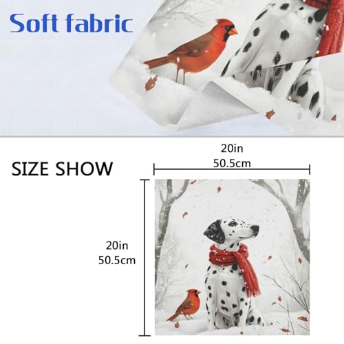 Servilletas de tela multicolor pack 6 20x20 pulg miniatura 6