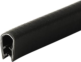U-Seal Channel Edge Protector Sheet,U Channel Edge Trim Seal,U Shape Rubber Seal Trim 3.28Ft Black Edge with Metal Fit Gap for Panels, Car Doors, Steel Plates, Hatches,8mm x 7mm (Size : 17mm x 10mm)