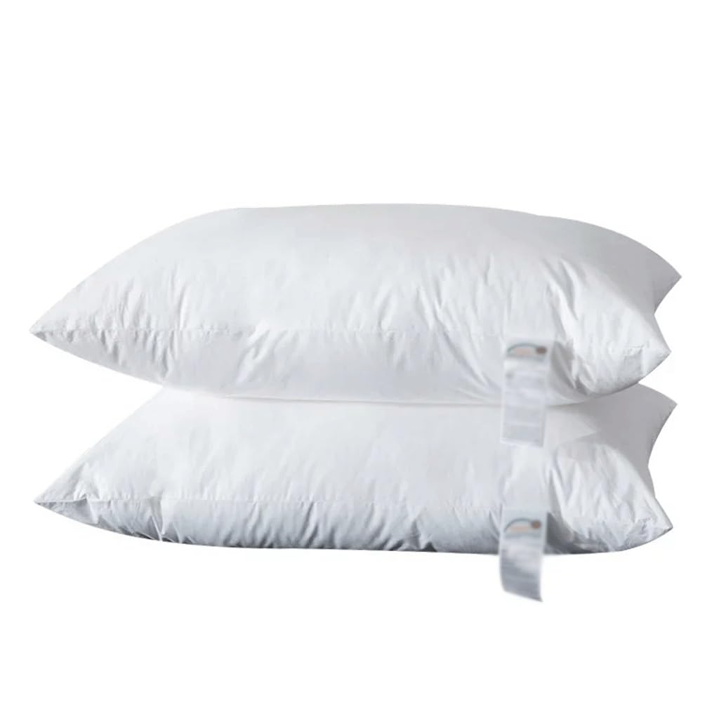 Oreiller de sommeil en fibre blanche contre les douleurs cervicales la nuit