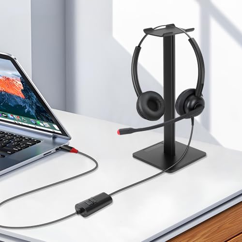Casque USB-C avec micro antibruit filaire pour PC, ordinateur portable et smartphone Android - 7