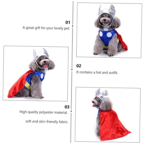 Disfraz Halloween para perros, tela transpirable, talla 24x19cm miniatura 7