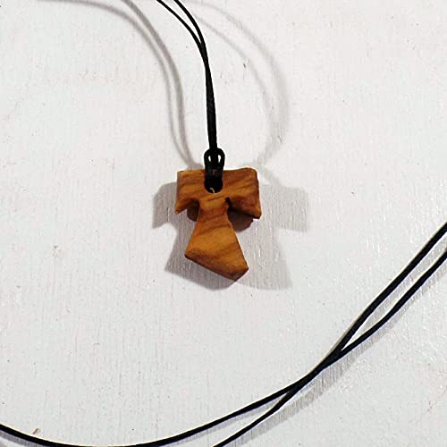 Tau Croce di san Francesco di Assisi in ulivo N°1s...