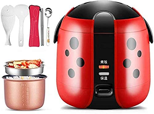 Portable Mini Electric Rice Cooker, 1.2 L Rice Cooker And Slow Cooker - Compact And Convenient Kitchen Appliance For Home And Travel