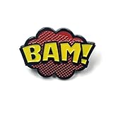 Kolorspun Bam Comic Book Enamel Lapel Pin