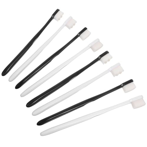 Brosse à dents pour gencives sensibles lot de 20 avec poils doux plats et ondulés pour adultes