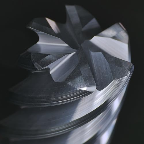 Image of Tools Carbide End Mills,6 Flute Square Milling Cutter,High Helix Angle for High Hardness Steel Finshing Milling Processing - 1 /4 Shank (1 /4-3.5 inch 1PCS)