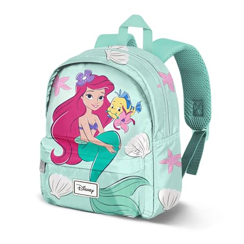 Disney Ariel Shell-Zainetto Prescolare Joy, Turchese, 22 x 27 cm, Capacità 5 L