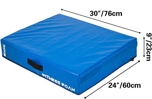 BotaBay 6Inch Barbell Crash Cushion Pads, Weightlifting Protector Falling Pads,Cushioned Foam Mat for Olympic Weightlifting One Pair