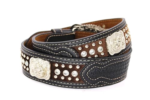 West Star Cowhair Belt Mens Women Western Cowboy Leather Belt Longhorn Horse Rooster Cowboy Prayer Flag2