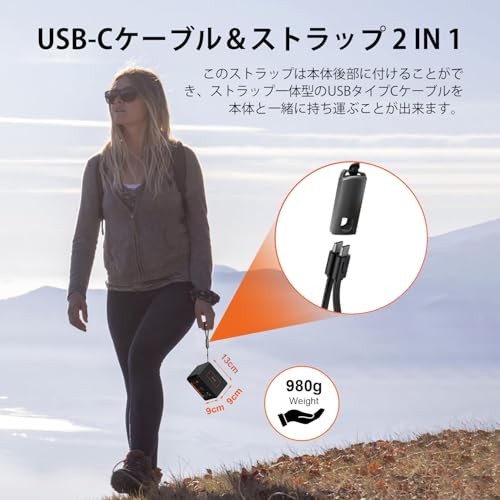 powkey ポータブル電源 96Wh/30000mAh の商品画像 2