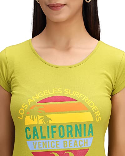 Image of ADDYVERO Casual Cap Sleeves Graphic Print Women Top