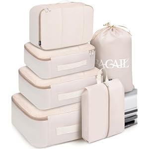 BAGAIL 8 Set/6 Set Packing Cubes Lu...