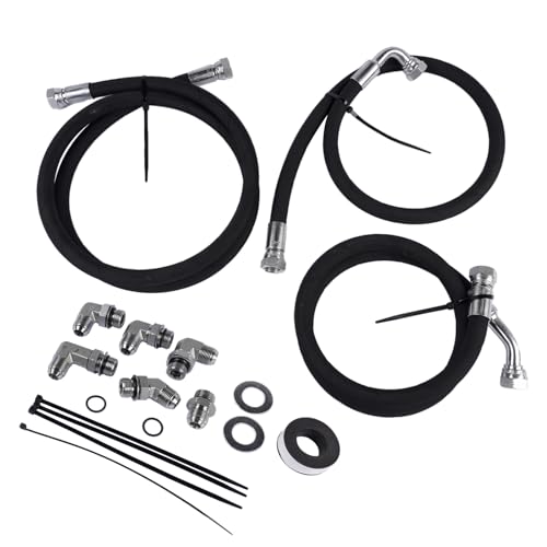 TEKKOAUTO �g�����X�~�b�V�����N�[���[�z�[�X���C���t�B�b�e�B���O�L�b�g GMC �V�G�� �V�{���[ �V���o���[�h 2500 3500 HD 6.6L LBZ LMM Duramax Diesel 2006-2010 �p