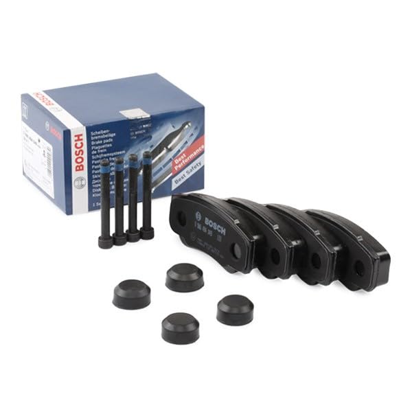 Bosch BP777 Pastiglie Freno Posteriori – Set 4 Pezzi Con Accessori – Qualità ECE-R90, Senza Rame