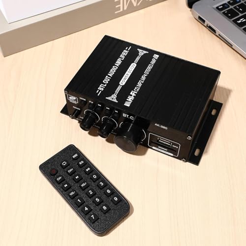 Amplificateur avec télécommande récepteur stéréo Bluetooth - 5