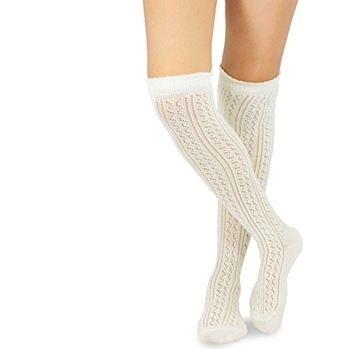 Image of Fashionable Cotton Slouchy Boot Socks for Women and Girls: Long Thigh Highs, Over-the-Knee Highs, and Knee Highs