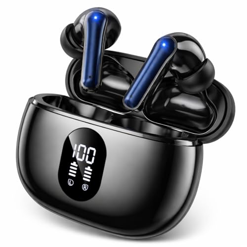 ZZU Wireless Earbuds, 2025 Ear Buds with Big Bass Stereo