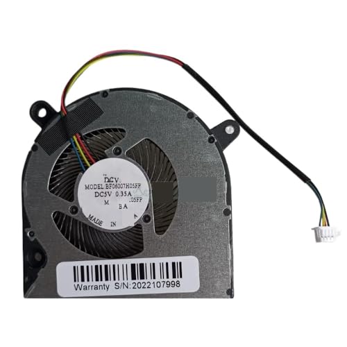 Laptop CPU Cooling Fan for Beelink GTR5 5900HX GTR5-A PC Cooler Radiator, BF06007H05FP DC 5.0V 0.35A