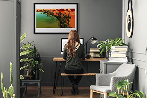 Affiche avec cadre murale 70x50 cm image photo salon chambre