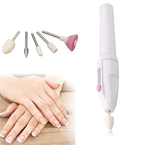 SUKHAD 5 In 1 Nail Trimming Kit Salon Shaper Manicure Pedicure Kit, 16.5 X 2.8 CM, White - Image 3