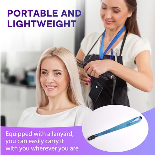 V Light Hair Extension Kit UV LED Hair Lamp Machine, Faster Wig Hair Extensions Glue Curing UV Dryer Gel Light, Rechargeable Hair Extension V Lights for Home Salon Hairdressing-Upgraded3