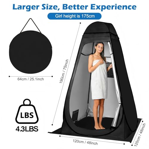Pop Up Tent for Hiking, Fishing, Privacy Tent, Porta-Potty miniatura 2