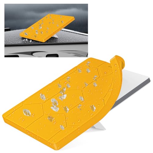 Image of Starlink Mini Protective Cover Case Hailproof Liquid Silicone Protective Case for Starlink Dish Starlink Mini Accessories Waterproof Shockproof Portable for Outdoor Camping,Safety Yellow