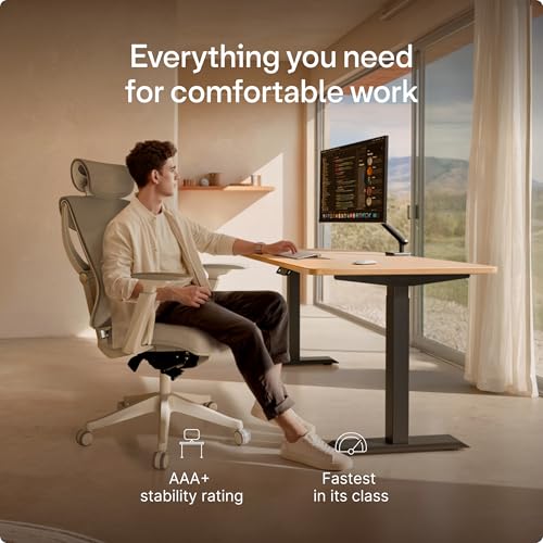 Electric standing desk adjustable