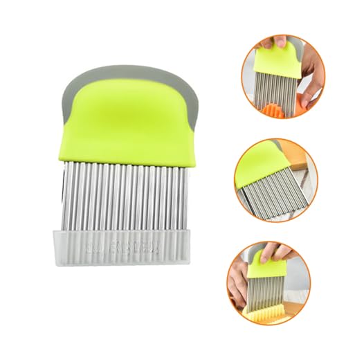 Cortador de ondas de acero inoxidable para vegetales miniatura 5
